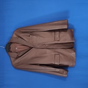Mens Leather blazer